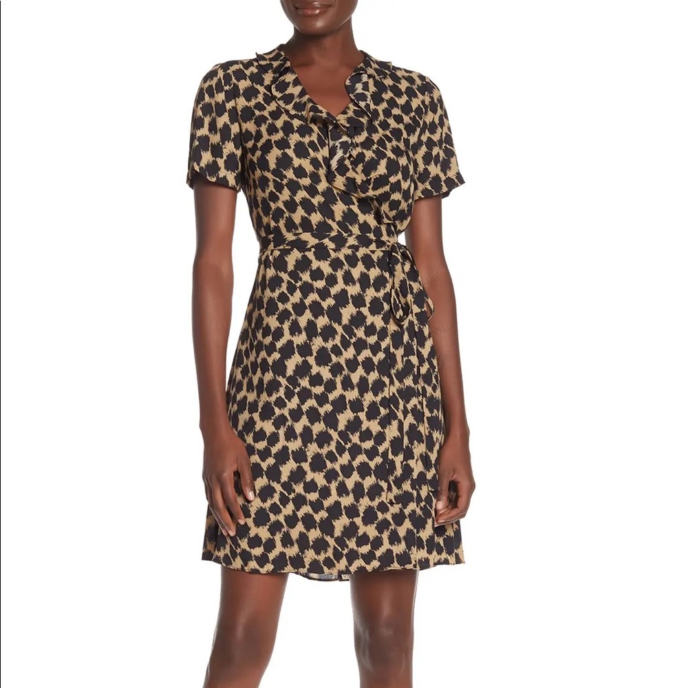 Diane von Furstenberg Savilla Print Wrap Dress szP